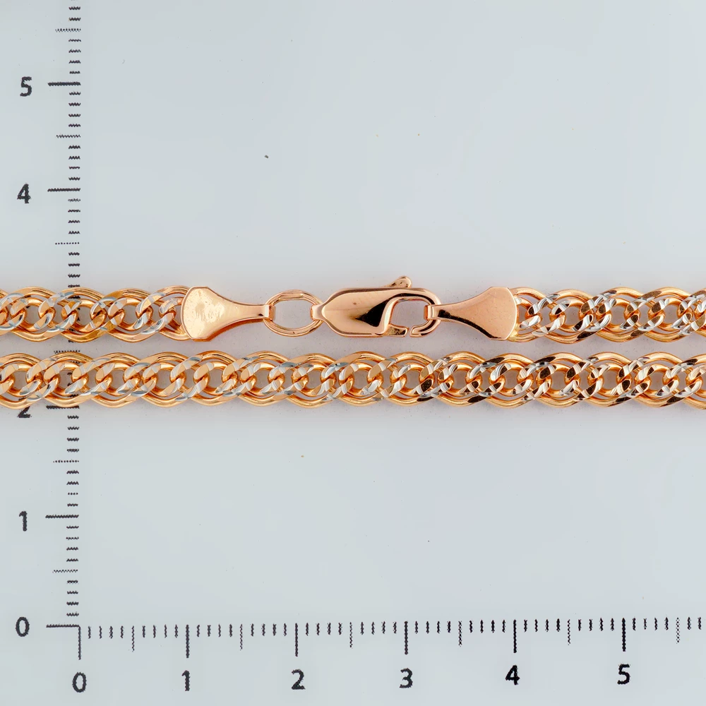 Цепь из красного золота 585 пробы