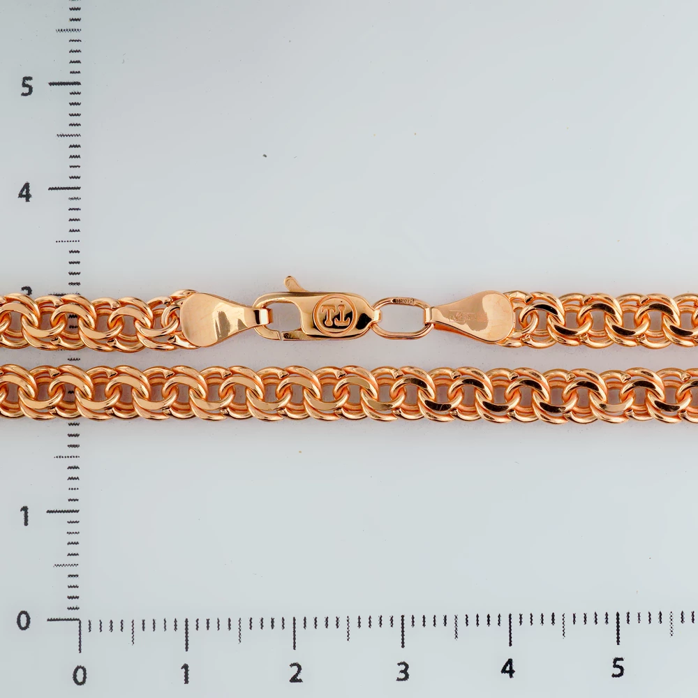 Цепь из красного золота 585 пробы
