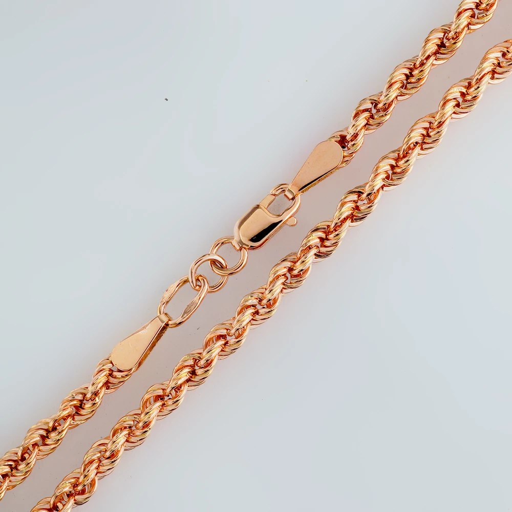 Цепь из красного золота 585 пробы
