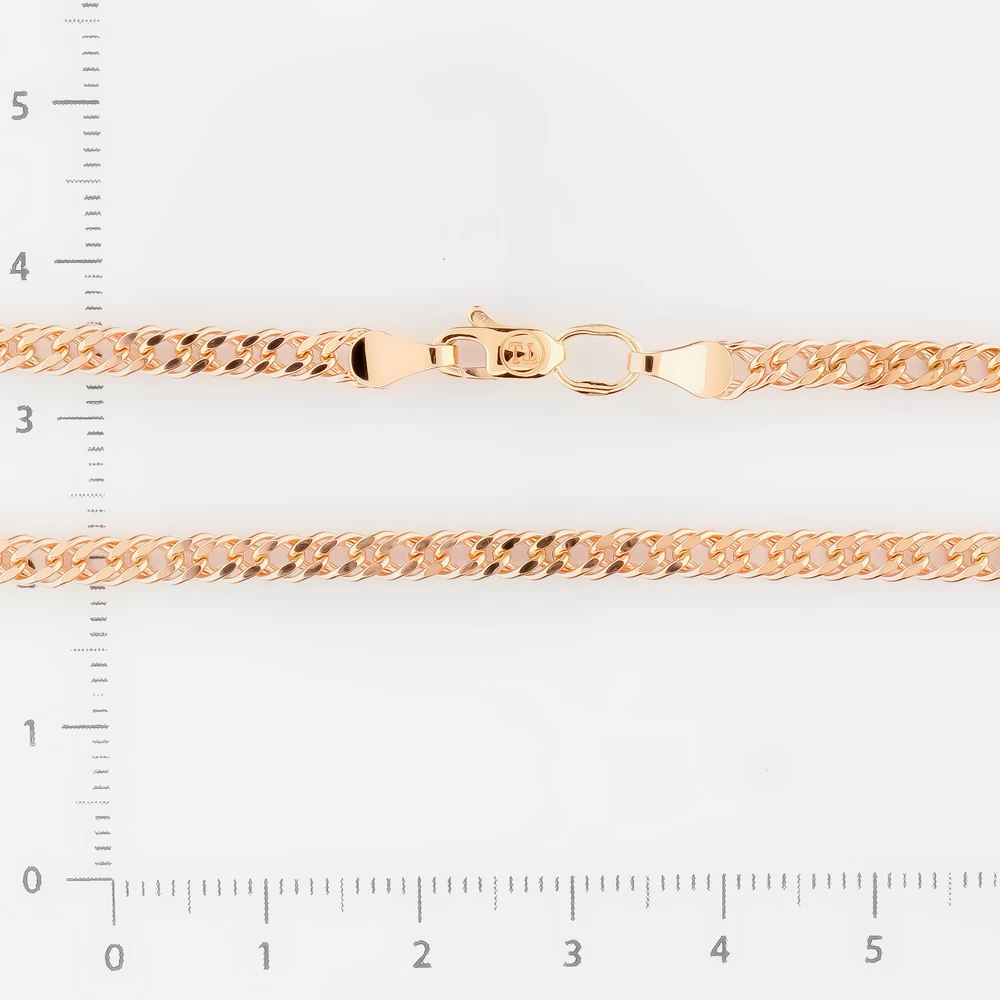 Цепь из красного золота 375 пробы