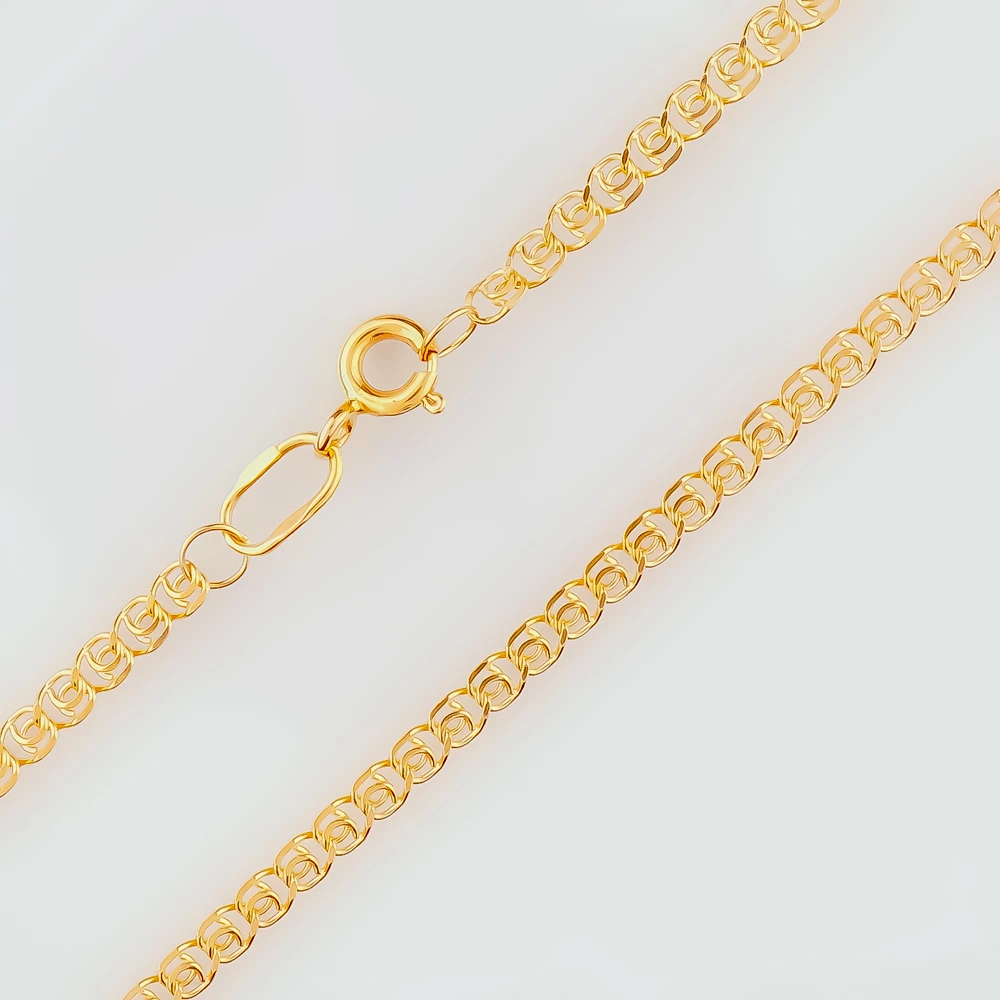 Цепь из красного золота 585 пробы