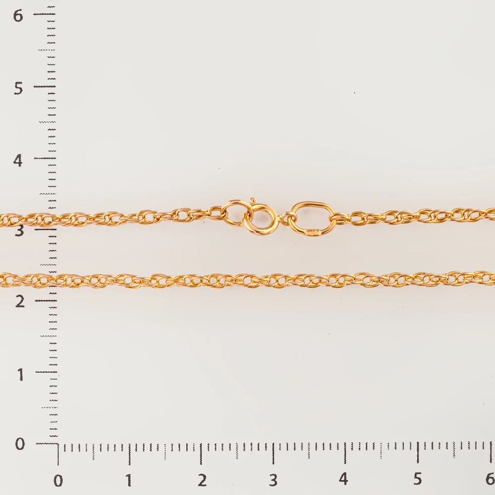 Цепь из красного золота 585 пробы