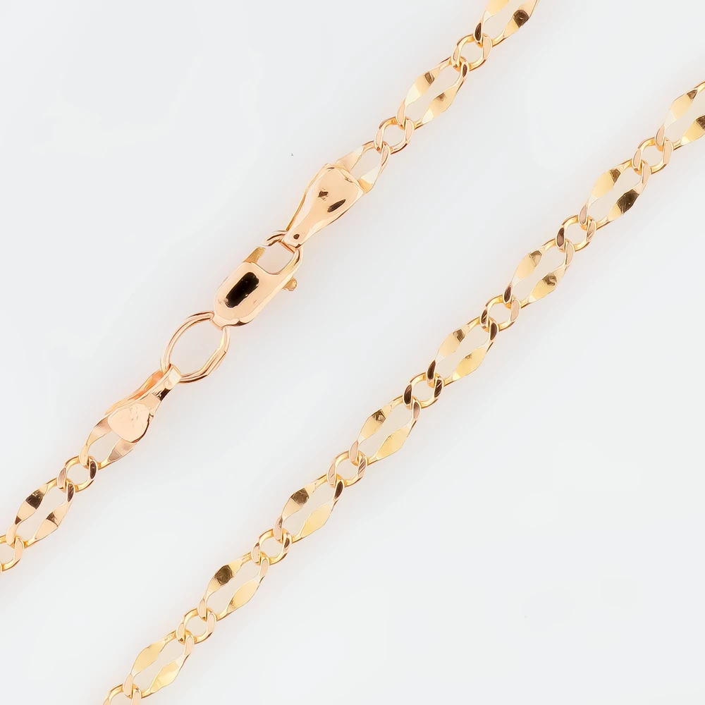 Цепь из красного золота 585 пробы