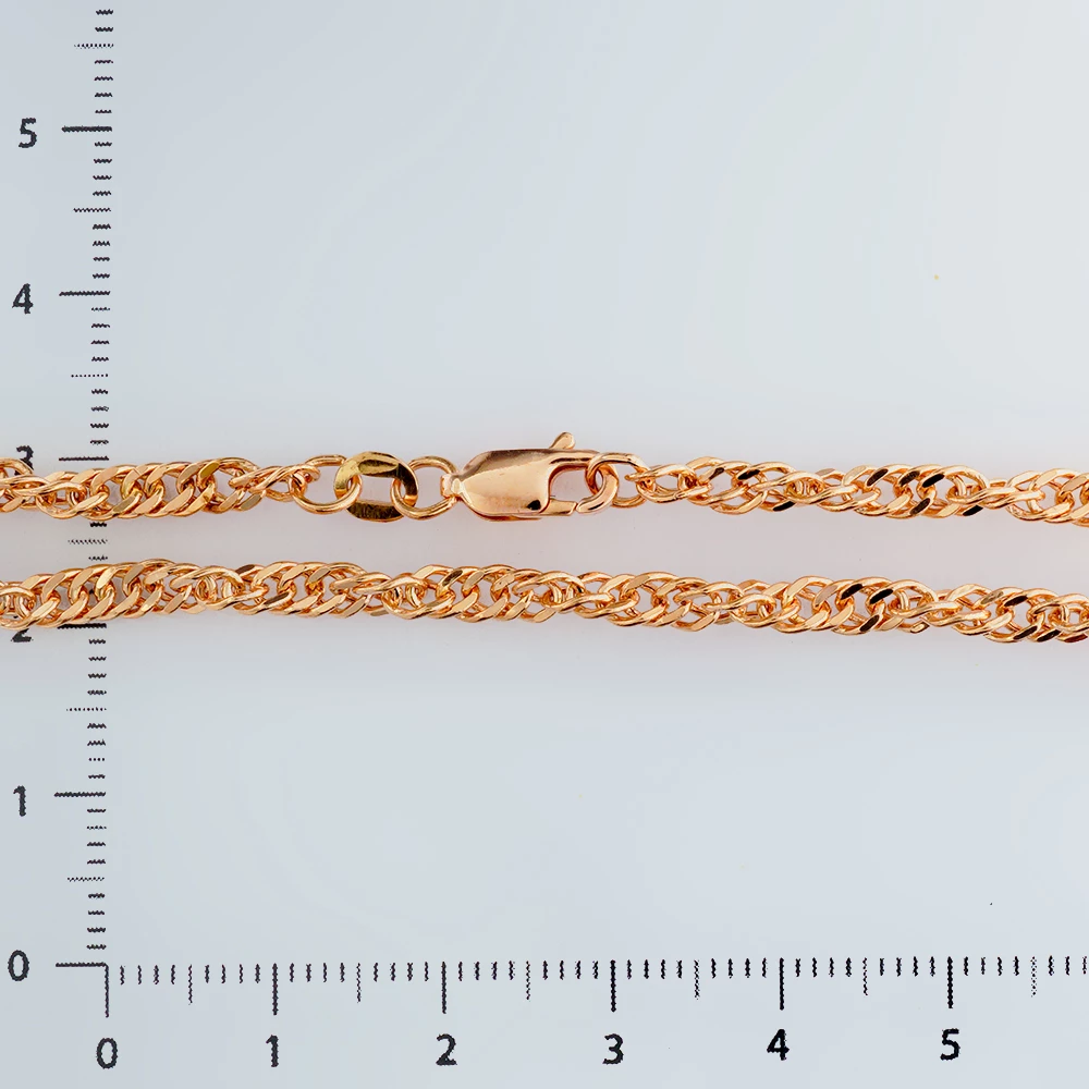 Цепь из красного золота 585 пробы