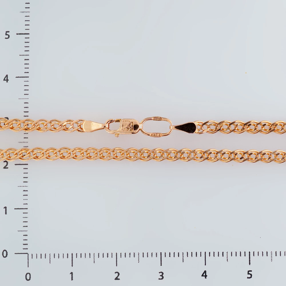 Цепь из красного золота 585 пробы