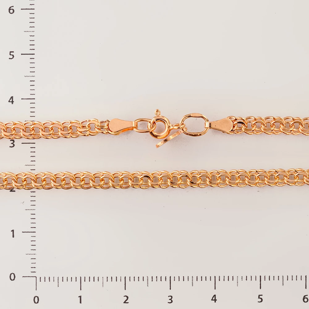 Цепь из красного золота 585 пробы