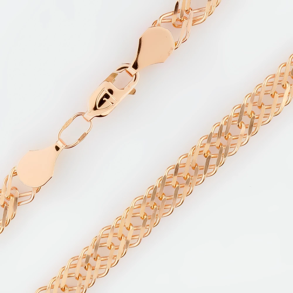 Цепь из красного золота 585 пробы