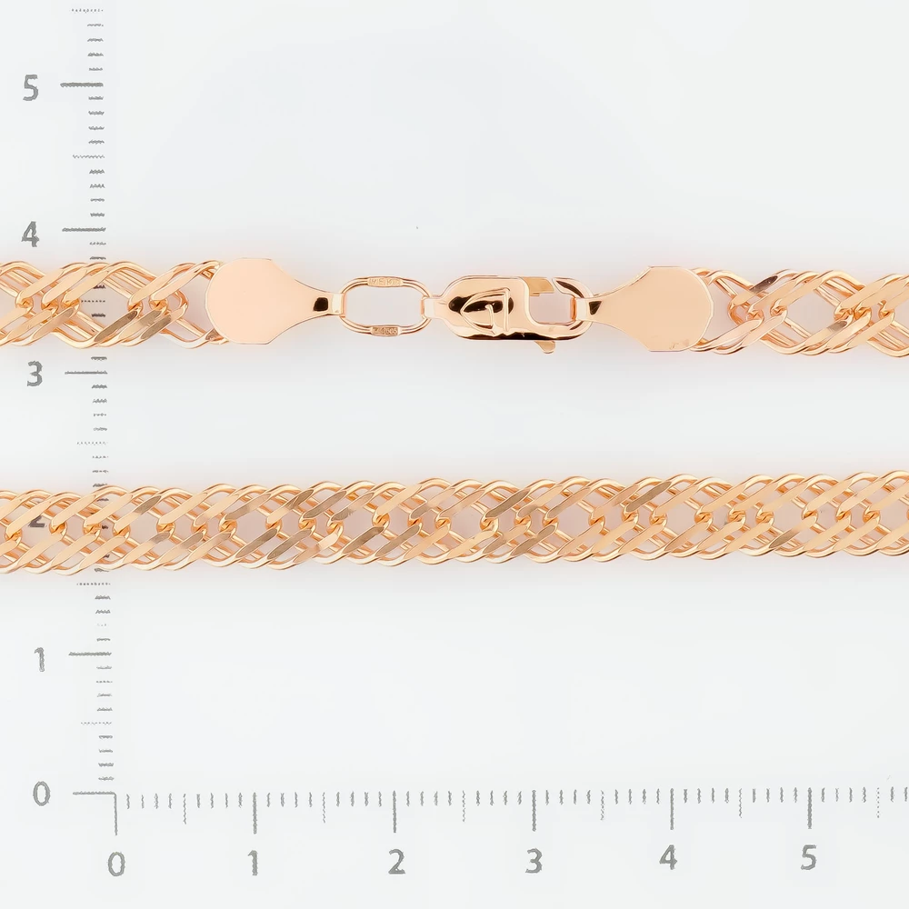 Цепь из красного золота 585 пробы