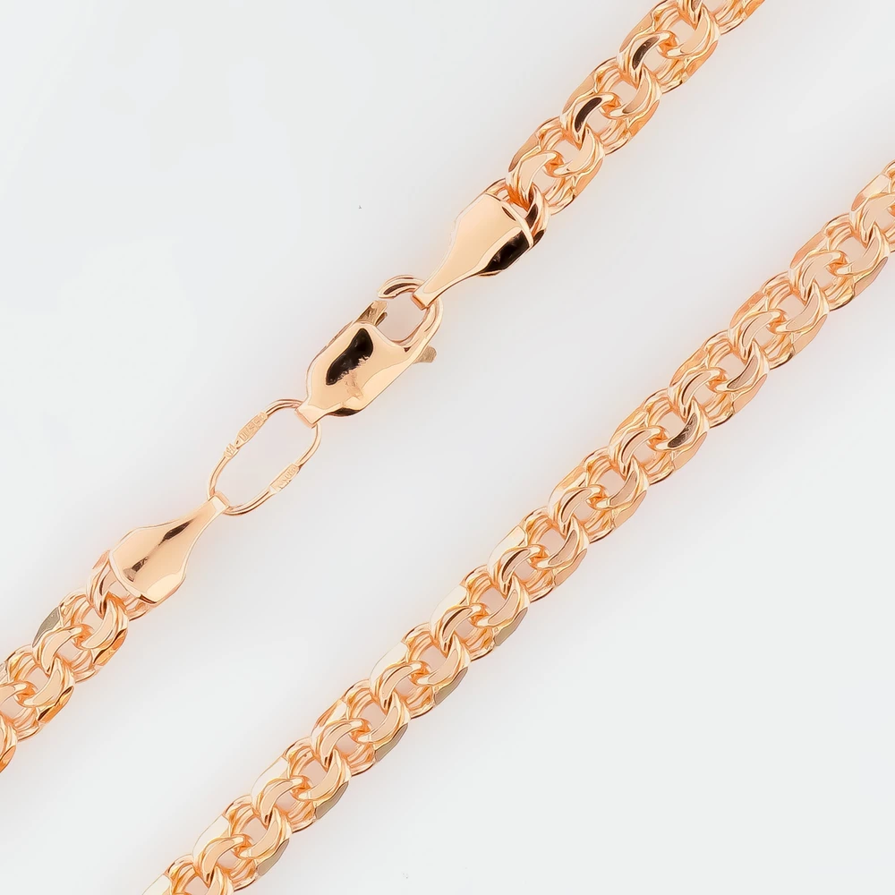 Цепь из красного золота 585 пробы