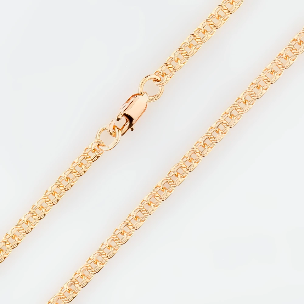 Цепь из красного золота 585 пробы