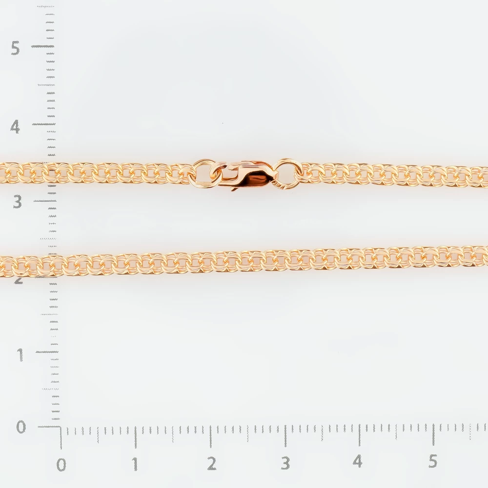 Цепь из красного золота 585 пробы