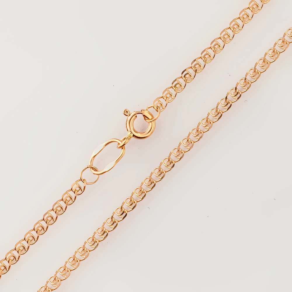 Цепь из красного золота 585 пробы