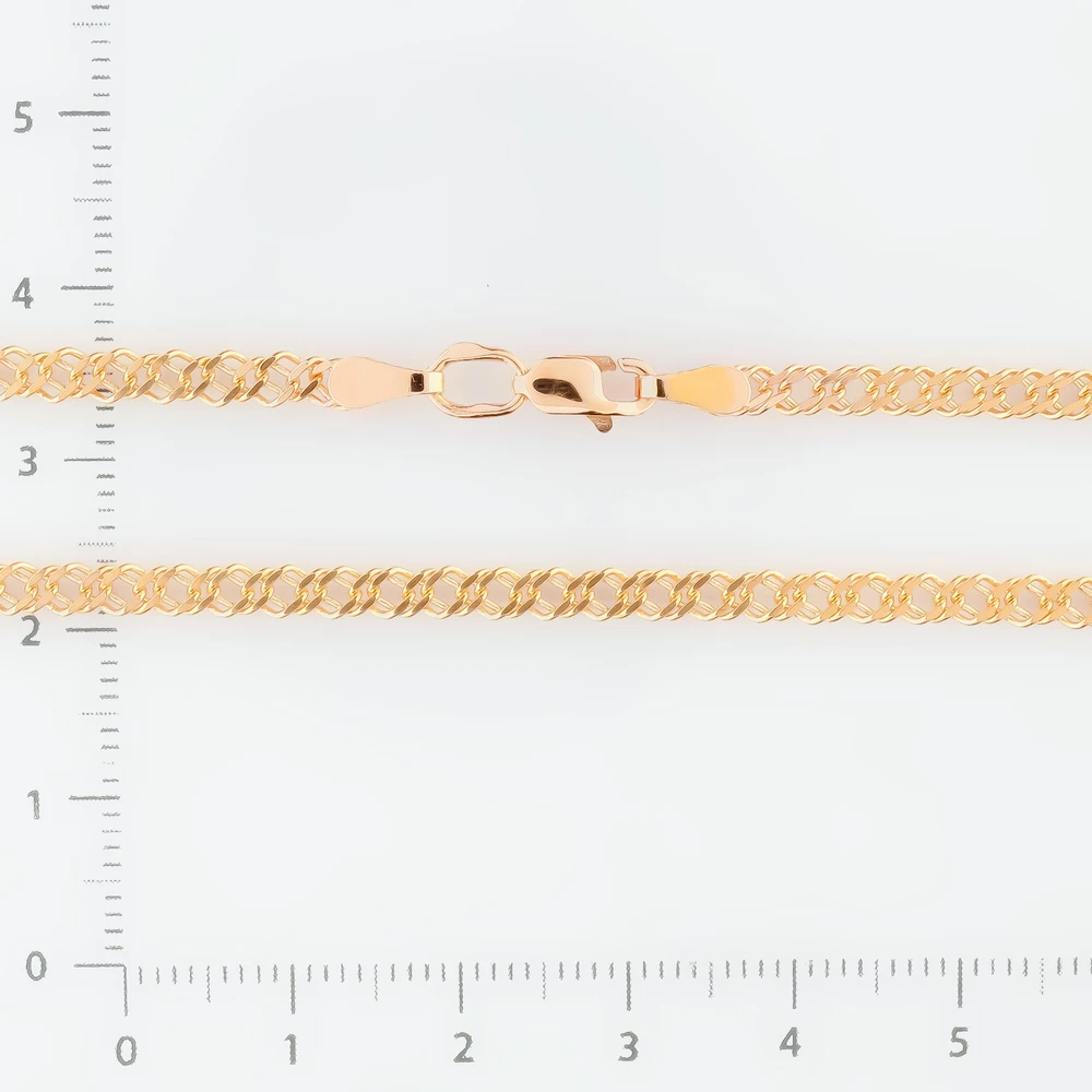 Цепь из красного золота 585 пробы