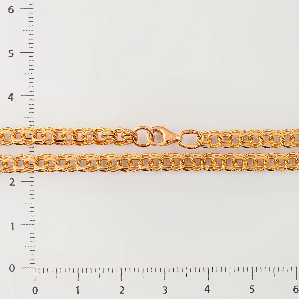 Цепь из красного золота 585 пробы