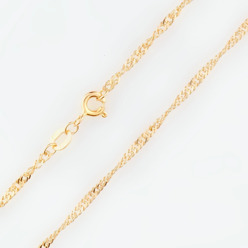 Цепь из красного золота 585 пробы