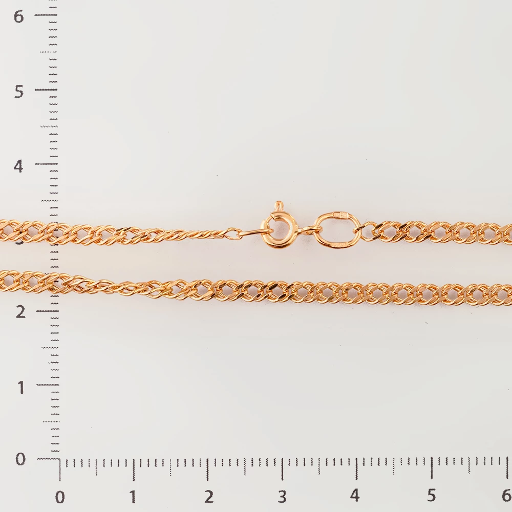 Цепь из красного золота 585 пробы