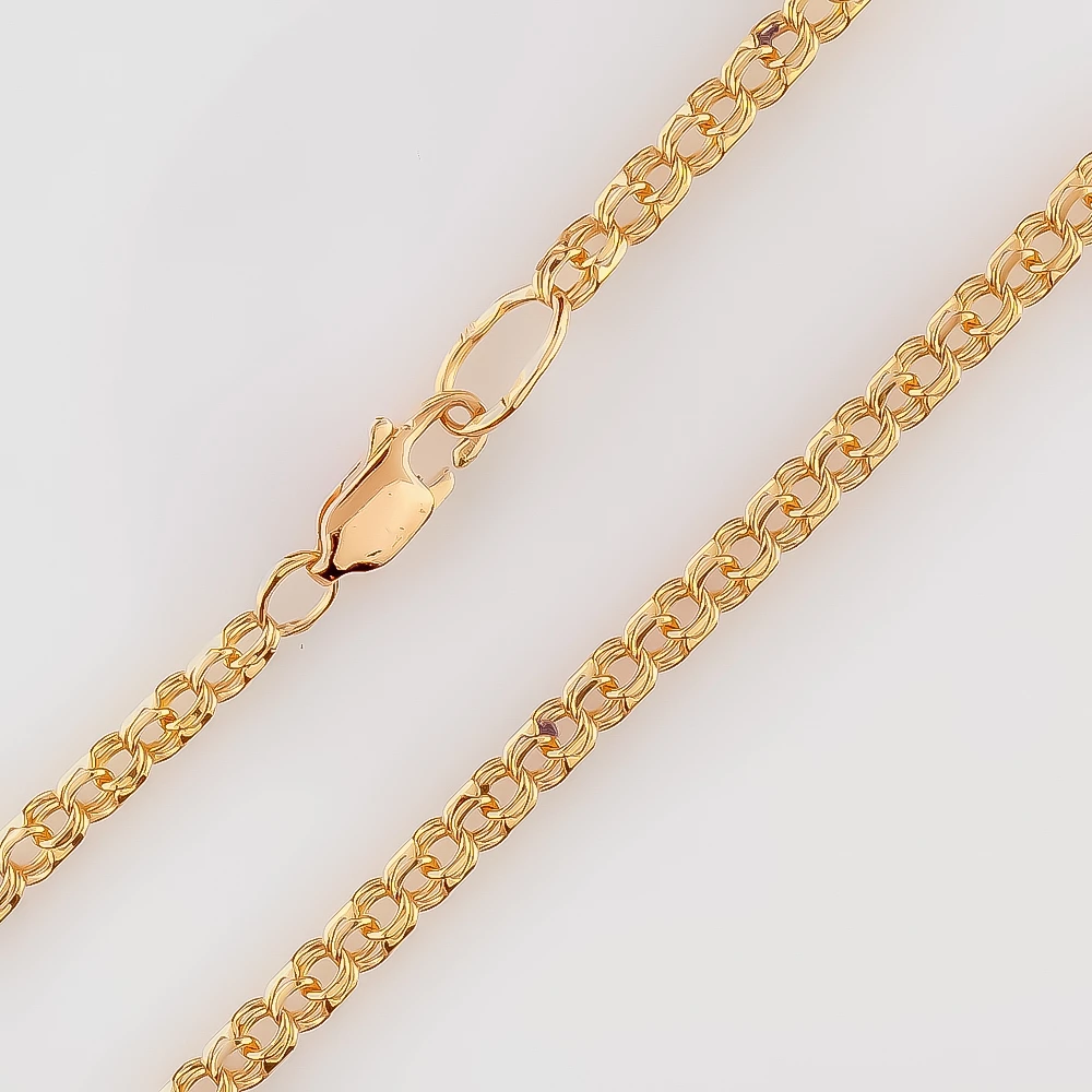 Цепь из красного золота 585 пробы