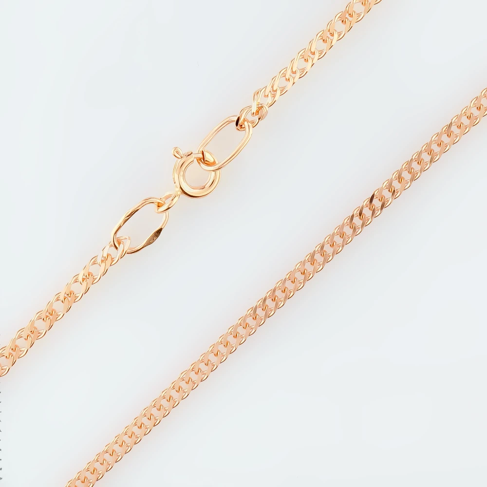 Цепь из красного золота 585 пробы