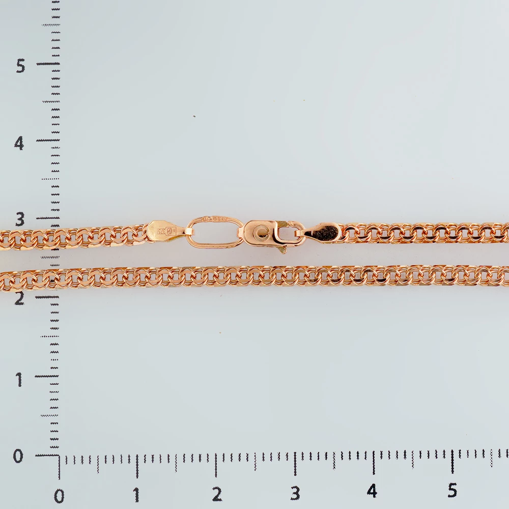 Цепь из красного золота 375 пробы