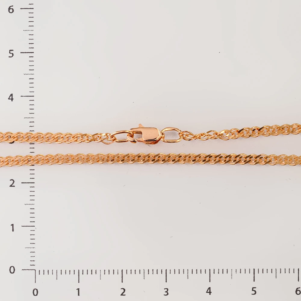 Цепь из красного золота 585 пробы