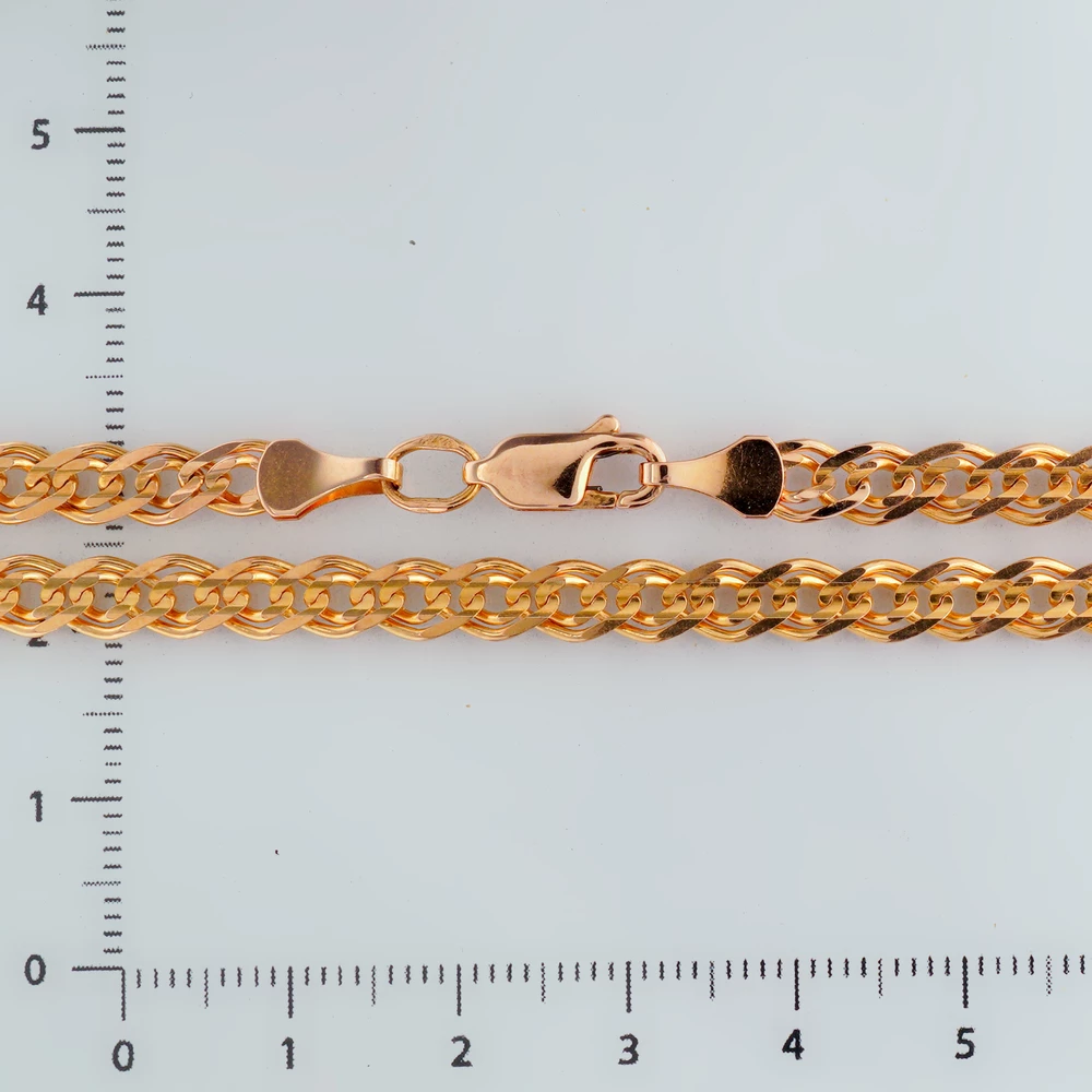 Цепь из красного золота 585 пробы