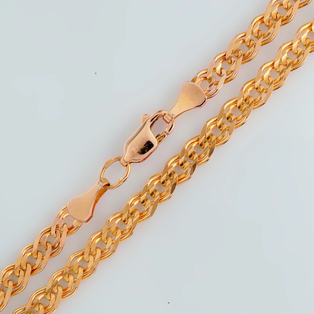 Цепь из красного золота 585 пробы