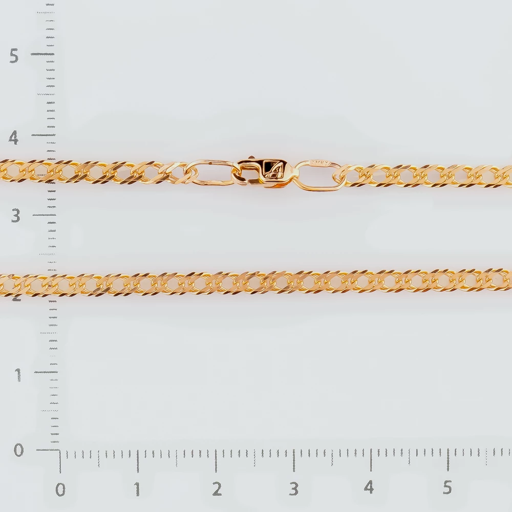 Цепь из красного золота 585 пробы