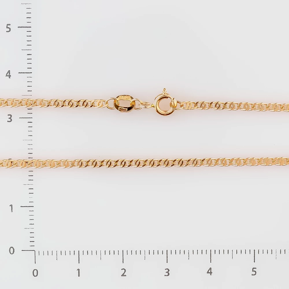 Цепь из красного золота 585 пробы