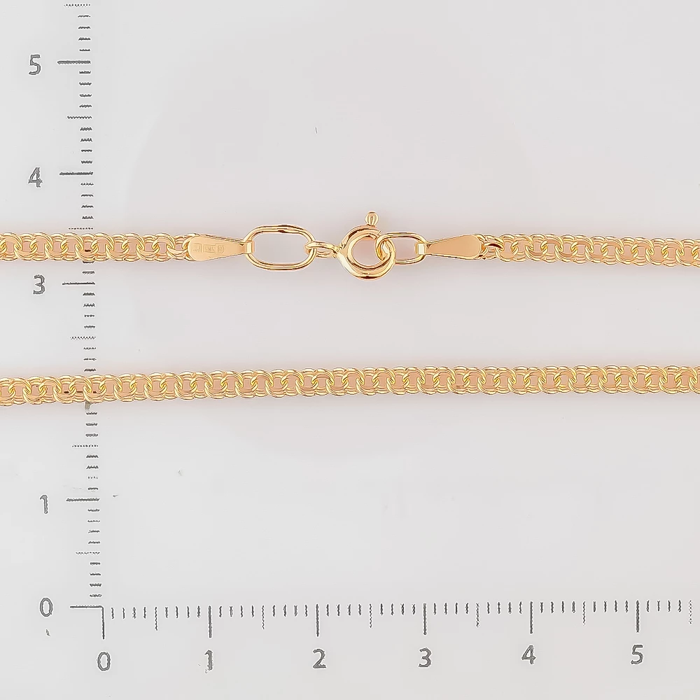 Цепь из красного золота 585 пробы