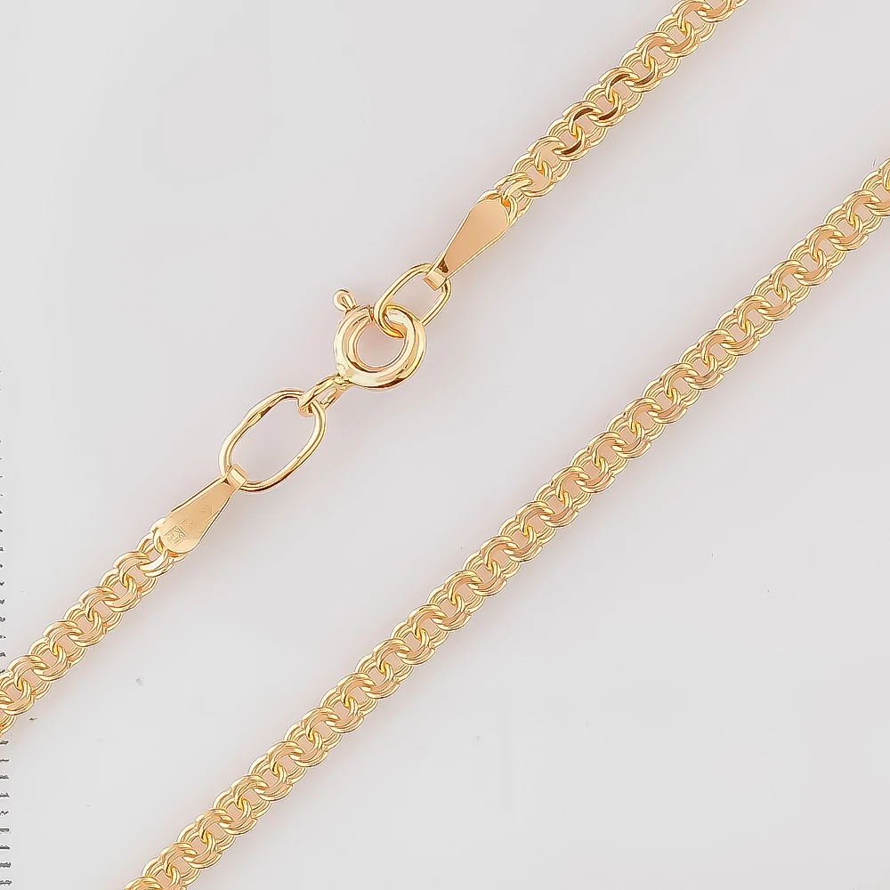 Цепь из красного золота 585 пробы