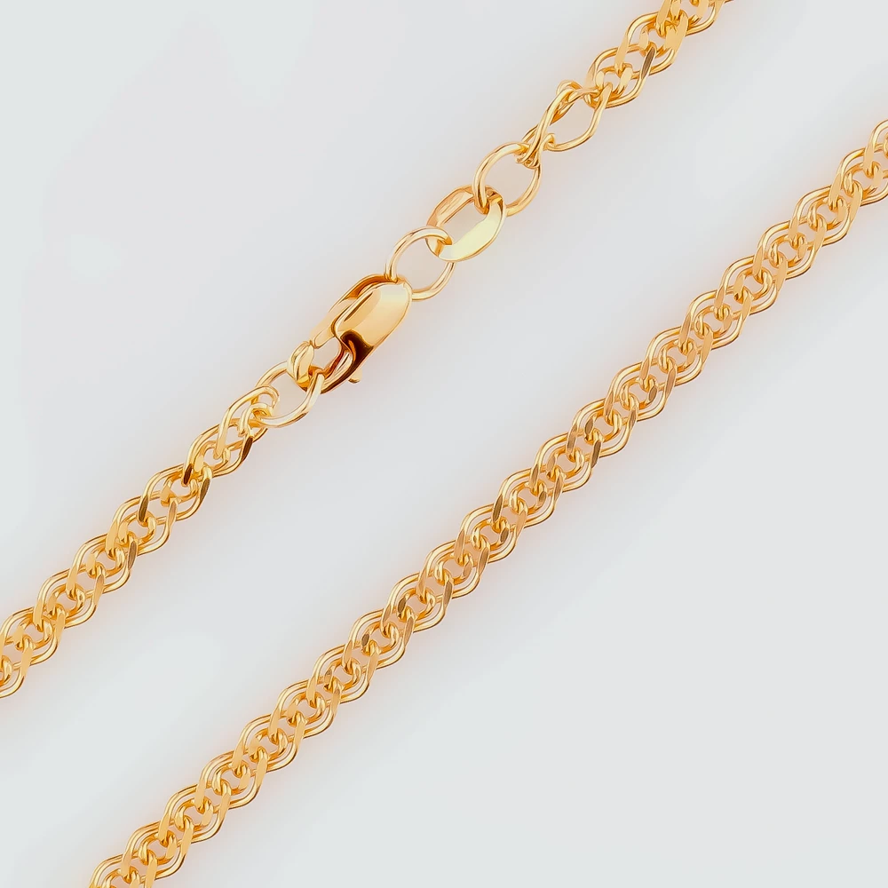 Цепь из красного золота 585 пробы