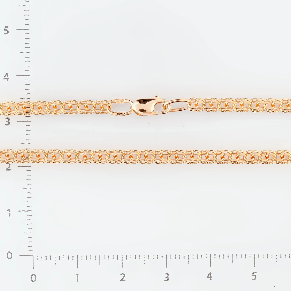 Цепь из красного золота 583 пробы