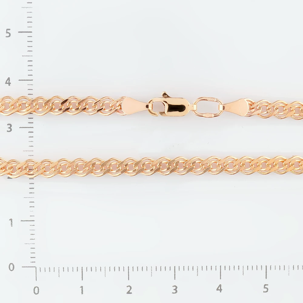 Цепь из красного золота 585 пробы