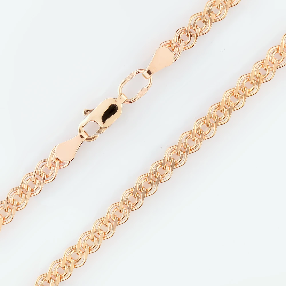 Цепь из красного золота 585 пробы