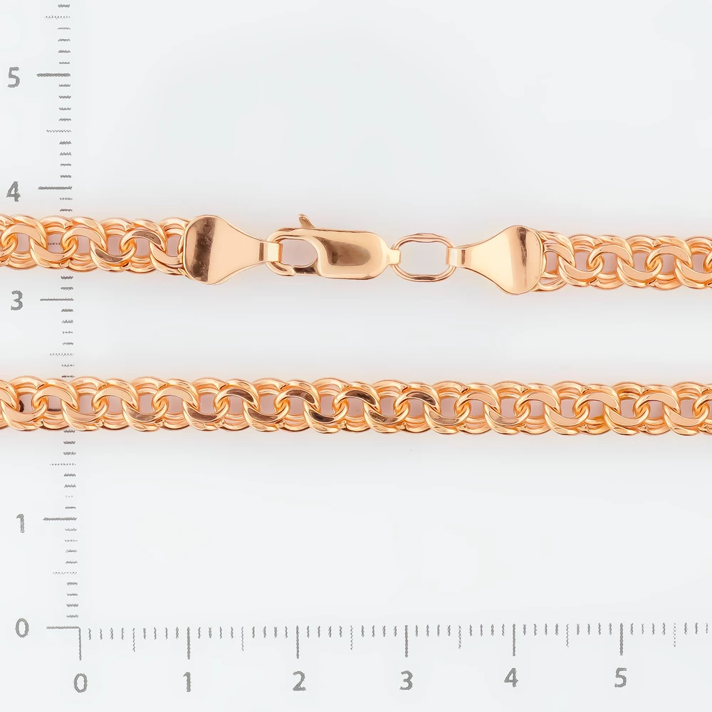 Цепь из красного золота 585 пробы