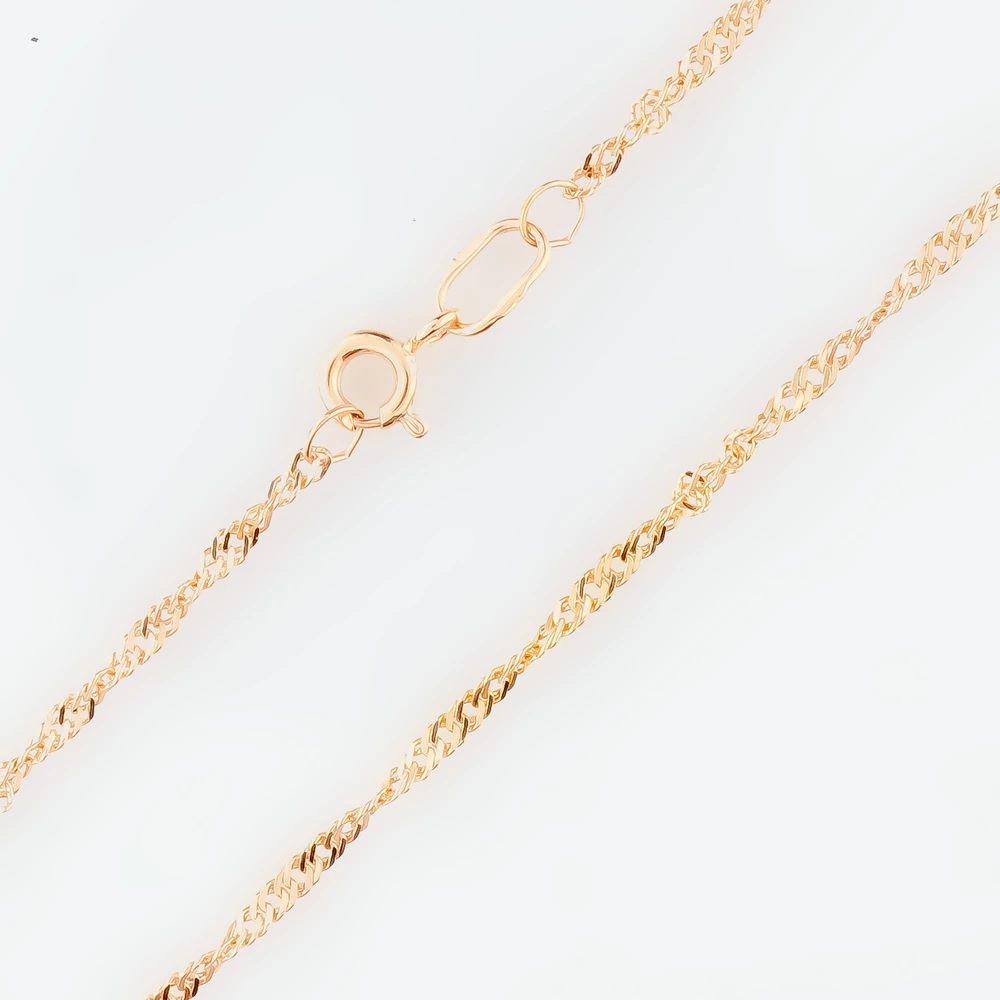 Цепь из красного золота 585 пробы