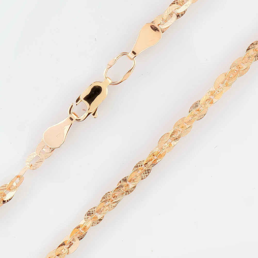 Цепь из красного золота 585 пробы