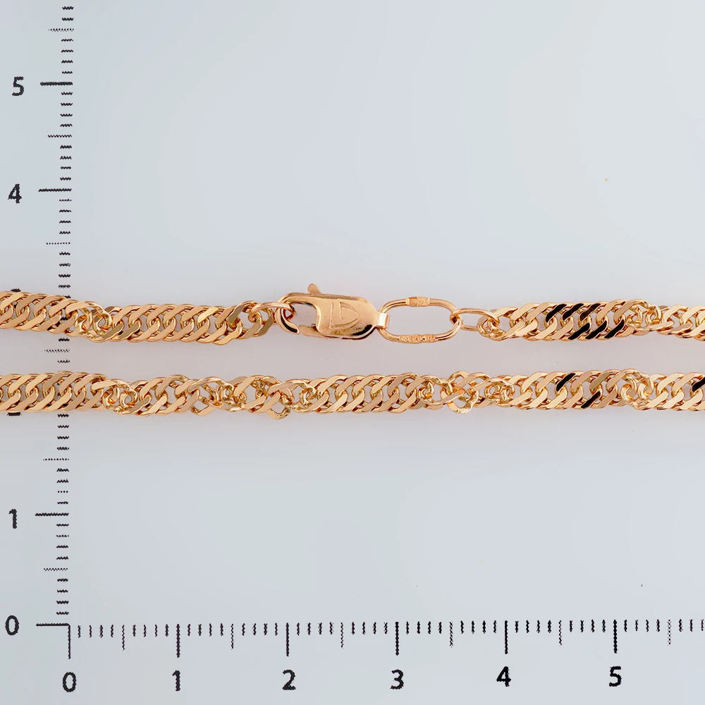 Цепь из красного золота 375 пробы