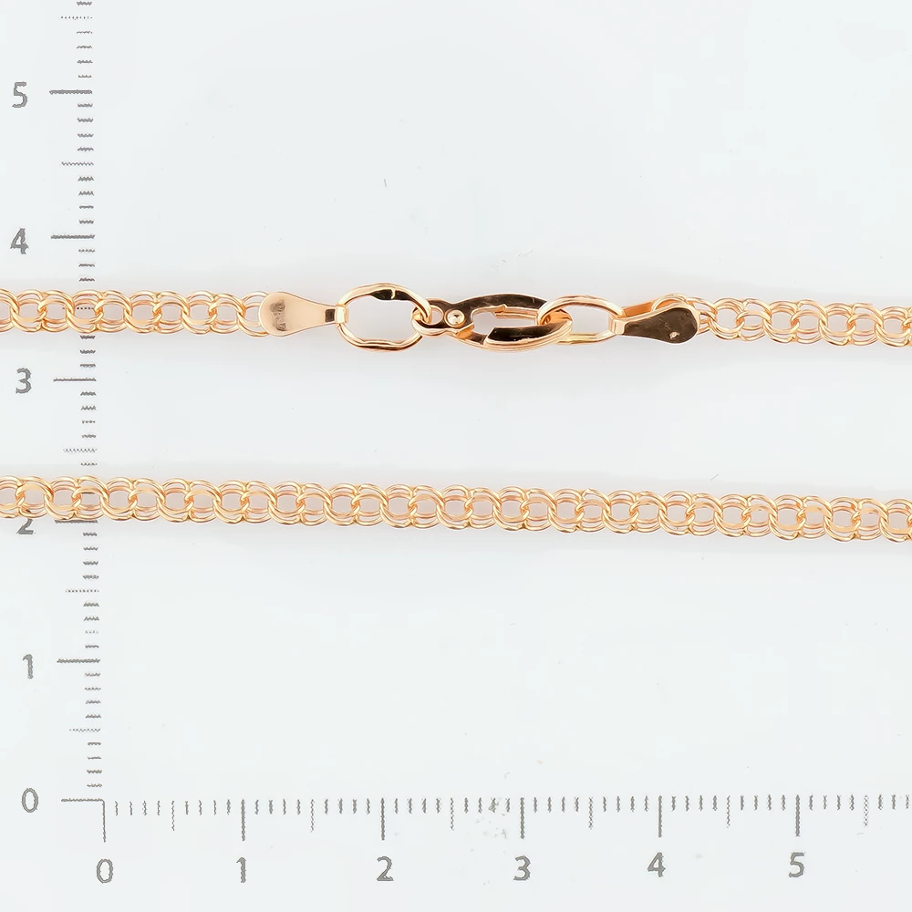 Цепь из красного золота 585 пробы