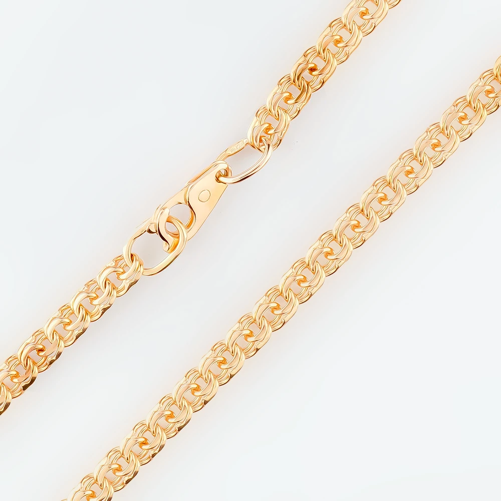 Цепь из красного золота 585 пробы