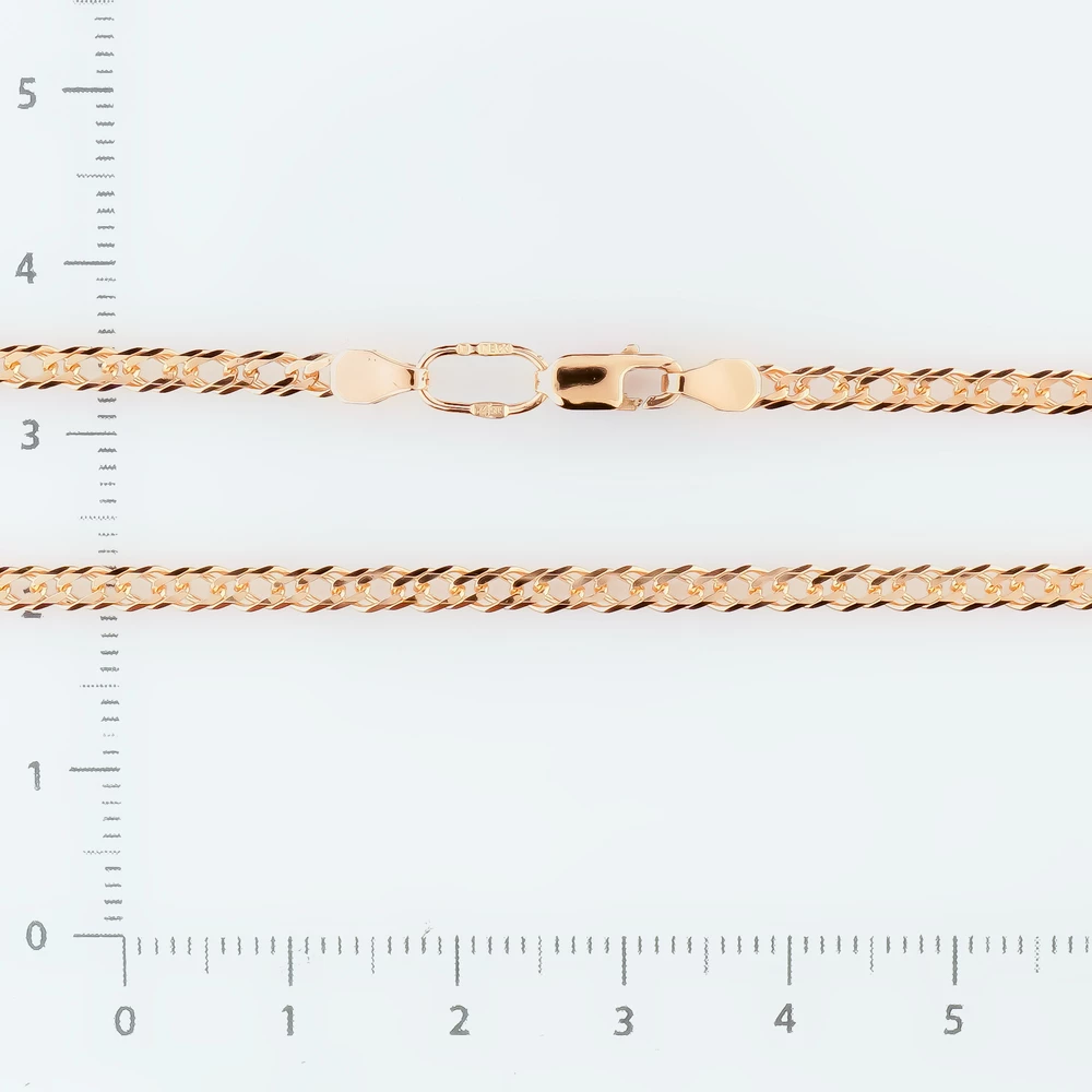 Цепь из красного золота 585 пробы