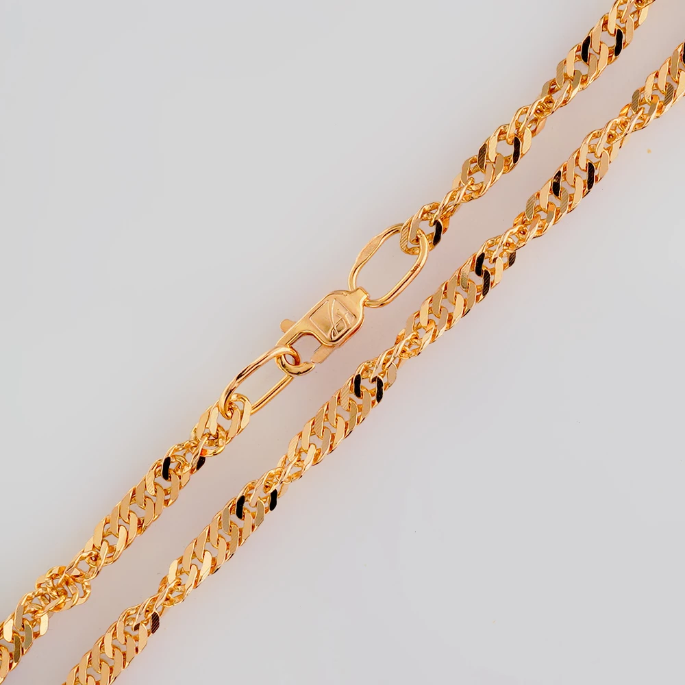 Цепь из красного золота 585 пробы