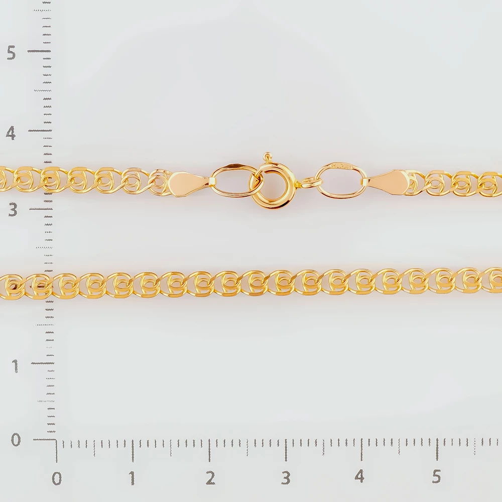 Цепь из красного золота 585 пробы