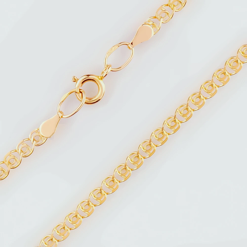 Цепь из красного золота 585 пробы