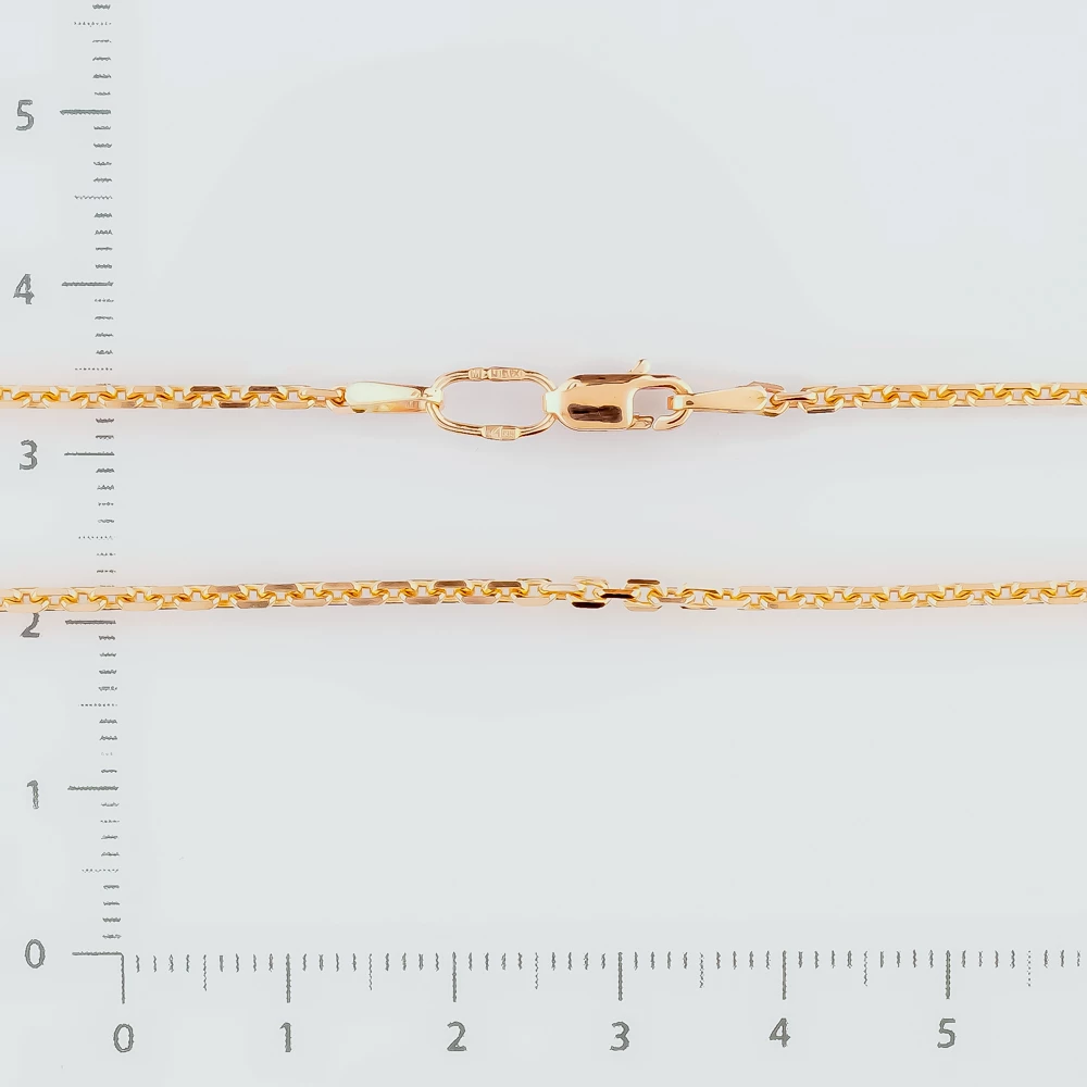 Цепь из красного золота 585 пробы