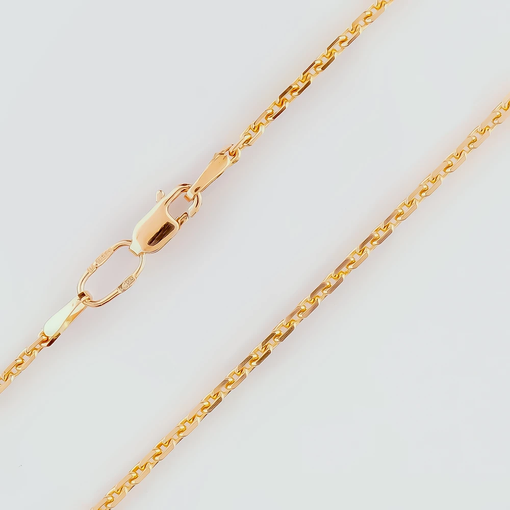 Цепь из красного золота 585 пробы