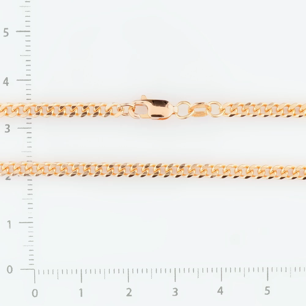 Цепь из красного золота 585 пробы