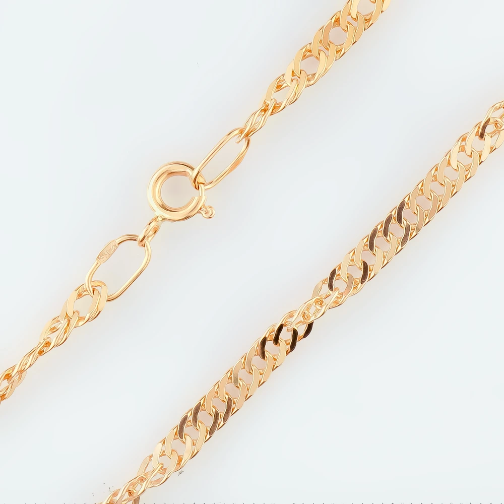 Цепь из красного золота 585 пробы