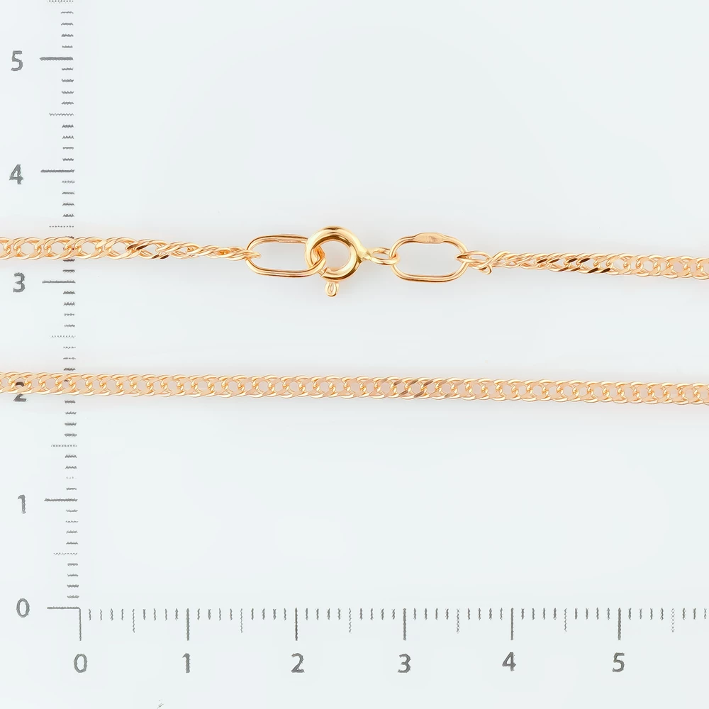 Цепь из красного золота 585 пробы