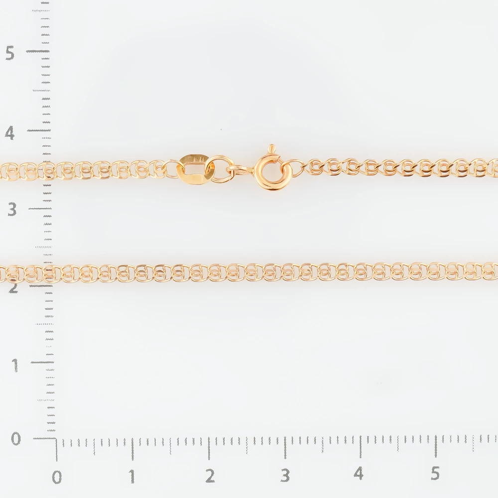 Цепь из красного золота 585 пробы